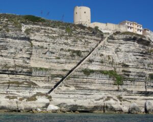 Bonifacio cliffs stairs