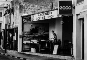 Cyprus coffee shop